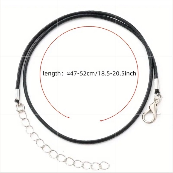 303 ❤️ Dalmatian Jasper Spotted Gemstone Crystal Pendant Necklace - Picture 4 of 4